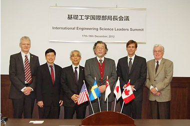 Picture 6. Prof. Higashijima with Engineering Science Leaders.